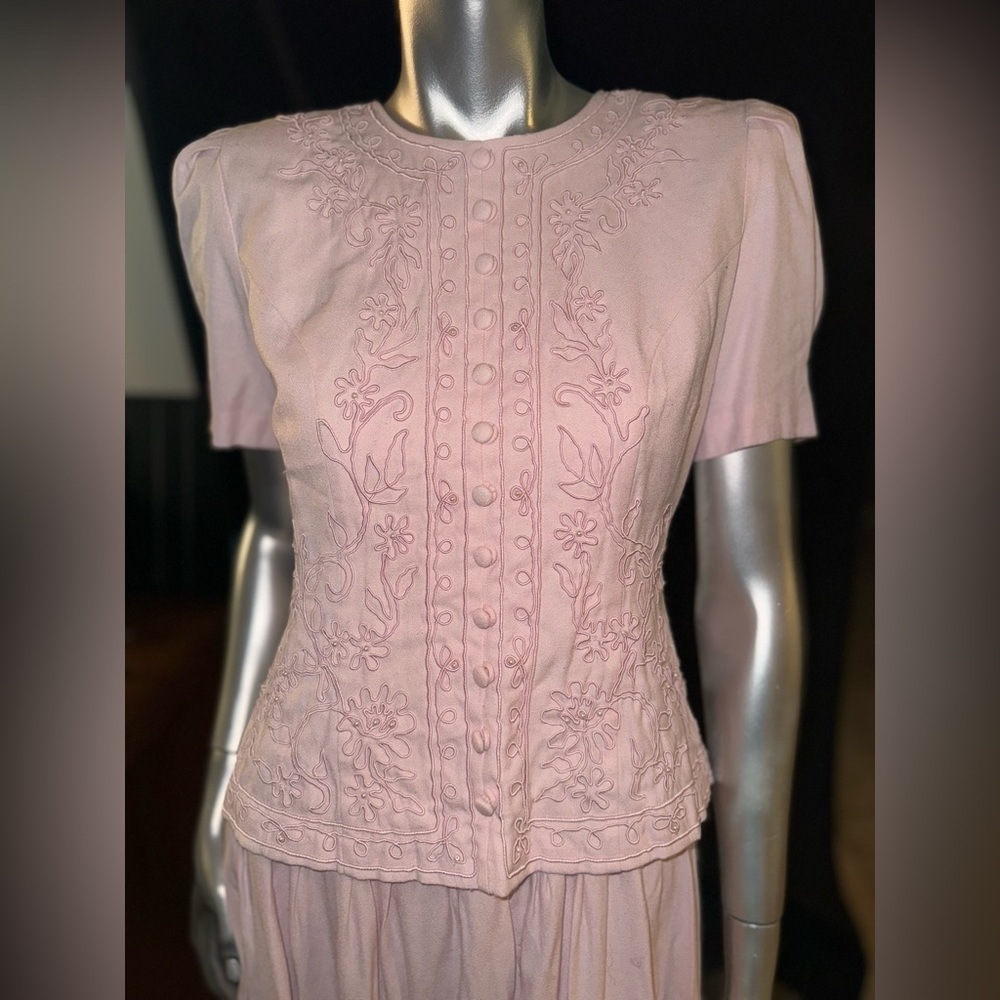 Vintage One Piece Dress Size 6P - Picture 2 of 4
